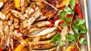 Fajita Parchment Baked Chicken