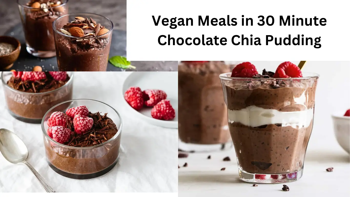 Quick 30 Minute Vegan Meals That Are Easy to Prepare Vegan Chocolate Chia Pudding