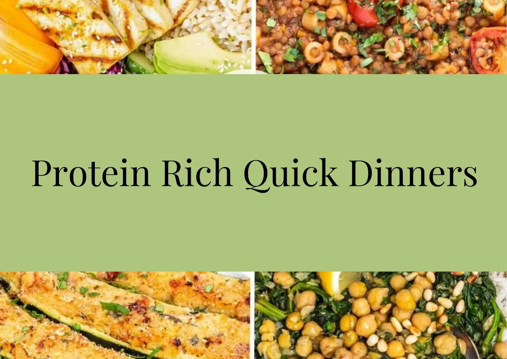 Protein Rich Quick Dinners : Fueling Your Body with Nutritious Meals