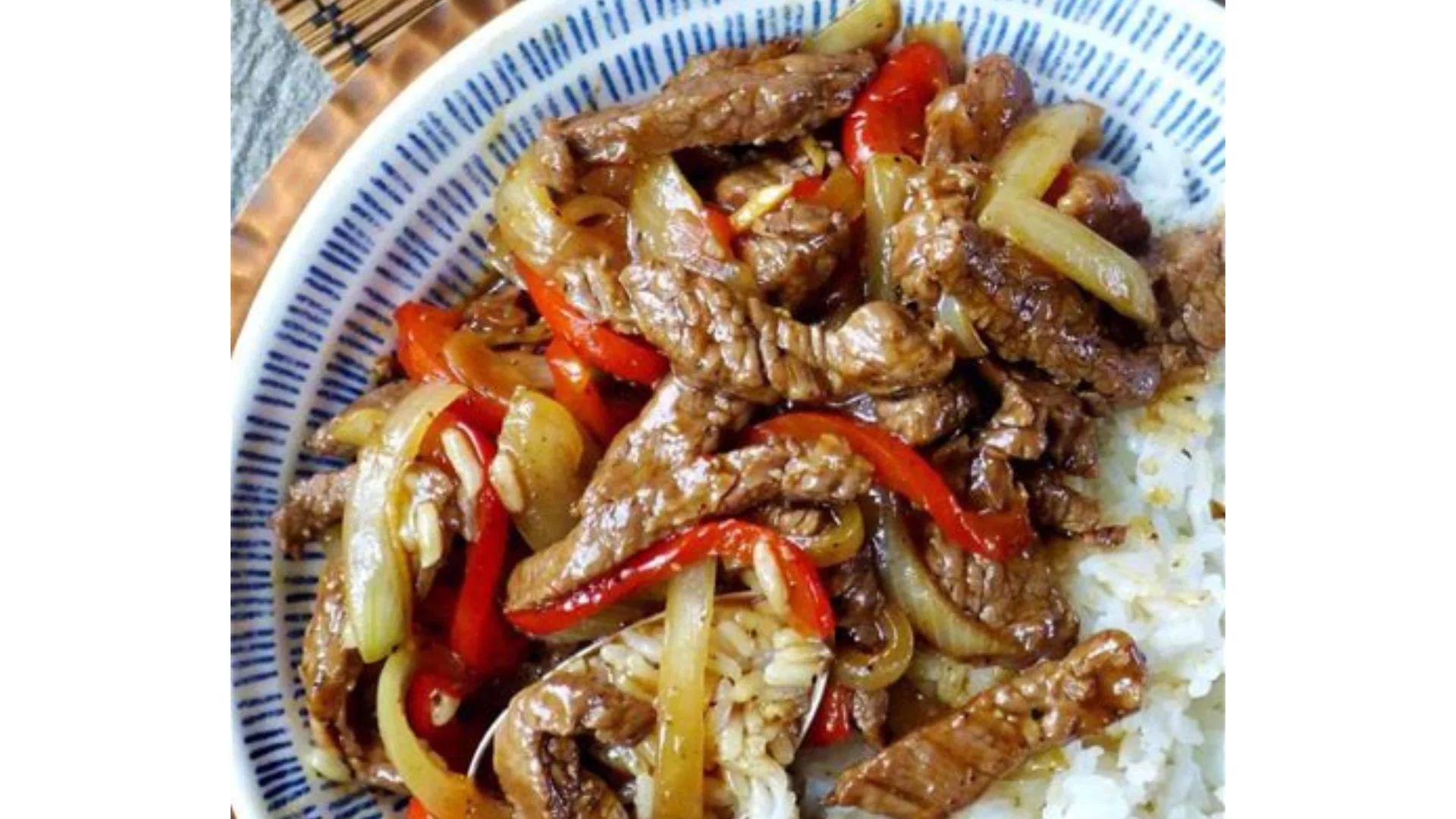 Stir fried diced beef a staple