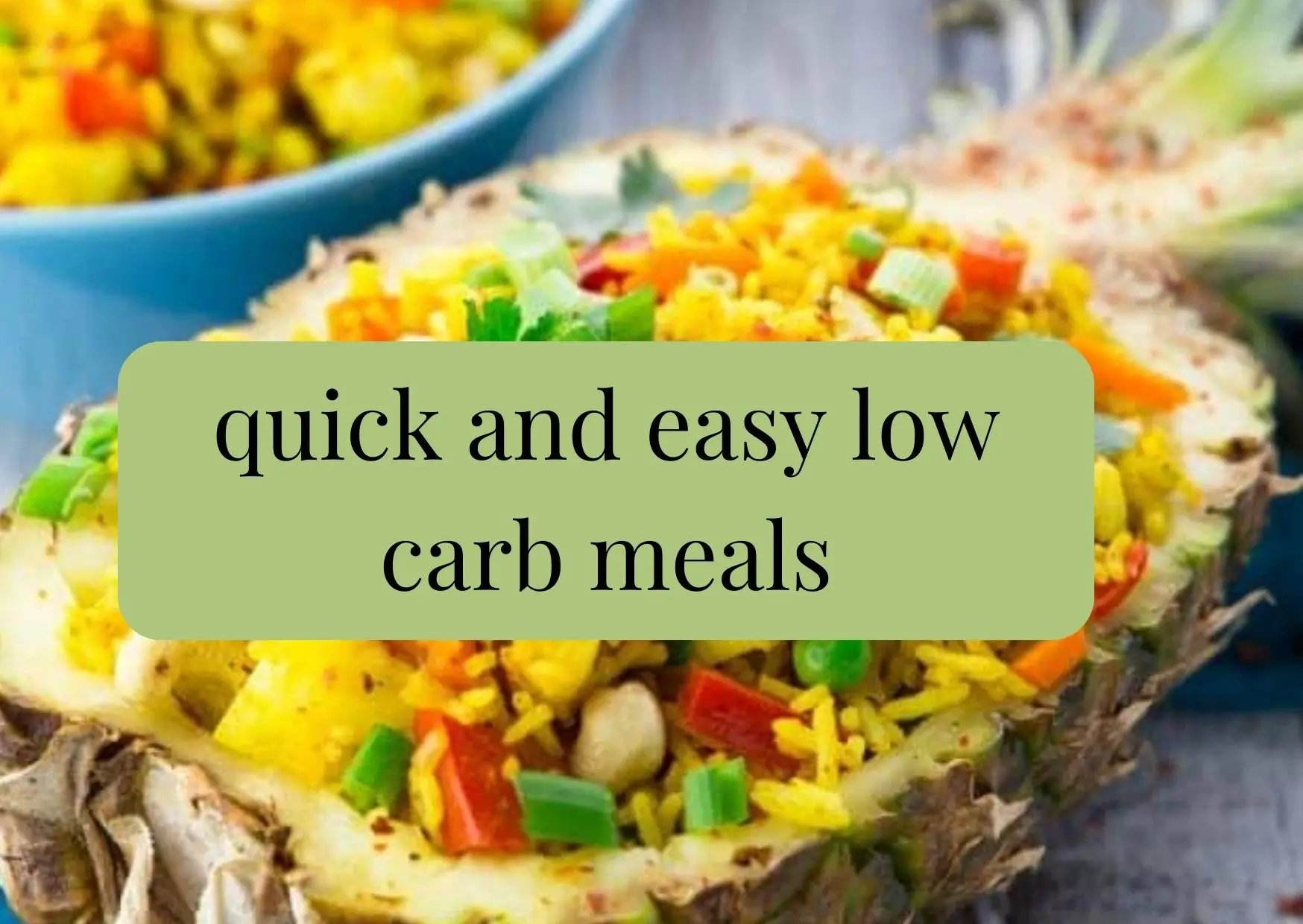 Quick and Easy Low Carb Meals The best Recipes