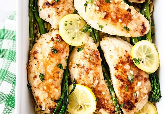 Turkey Steaks with Garlic Lemon Sauce