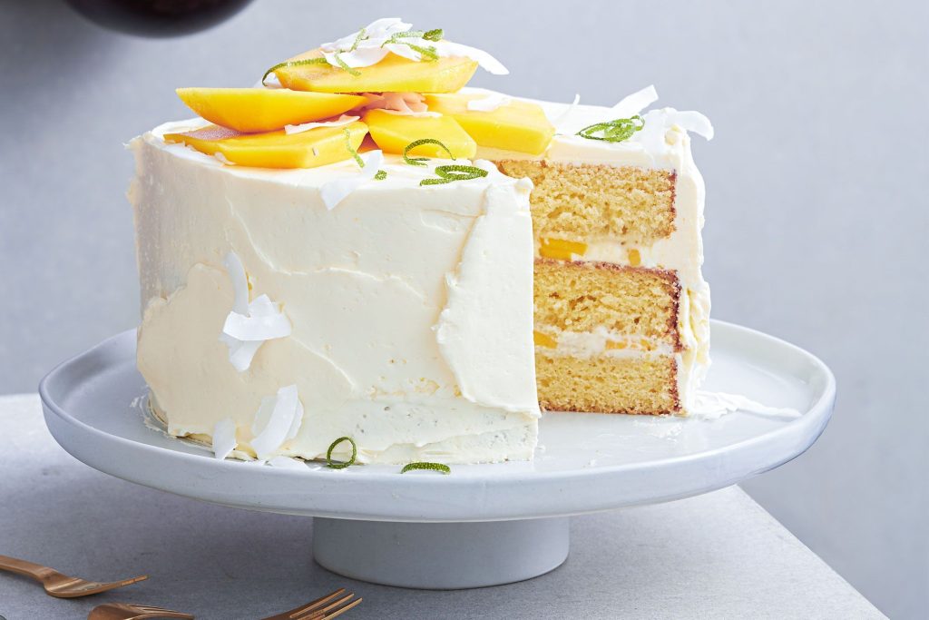 mango coconut nanalan cake