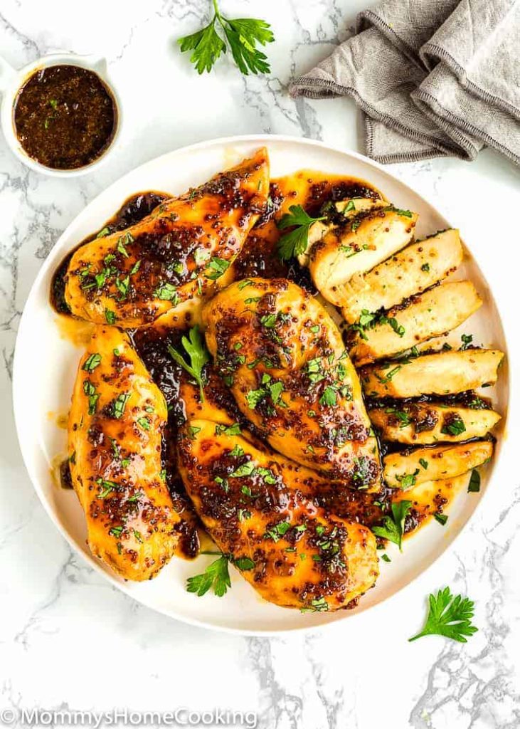 Easy Mustard Glazed Chicken 1