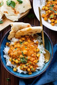 Chickpea Curry with Coconut Milk